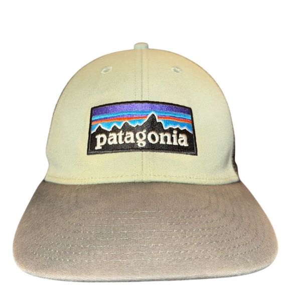 Patagonia P-6 Logo Trucker Hat Tea Green UNISEX SnapBack - Picture 2 of 6
